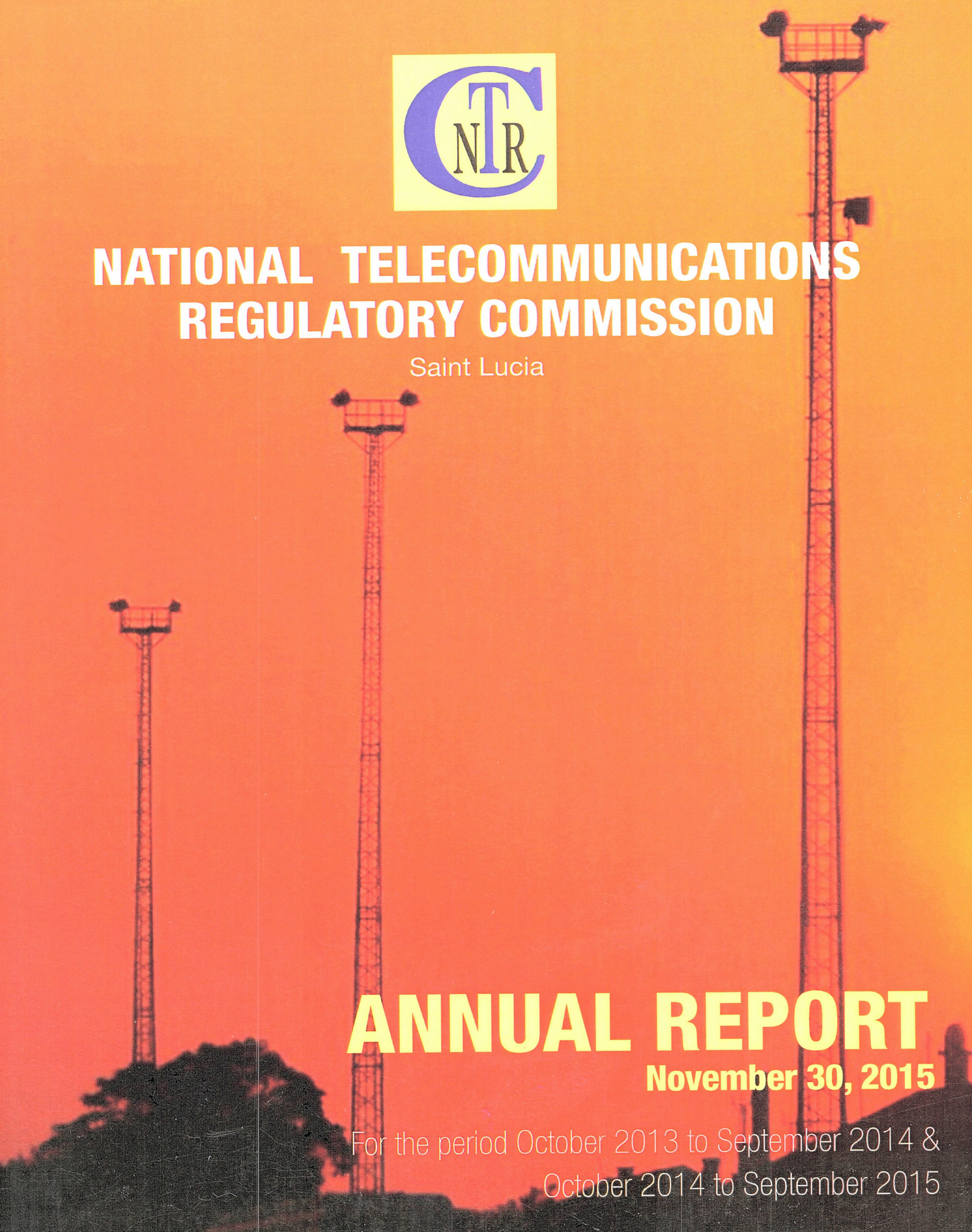Annual Report Period October 2013 to September 2015