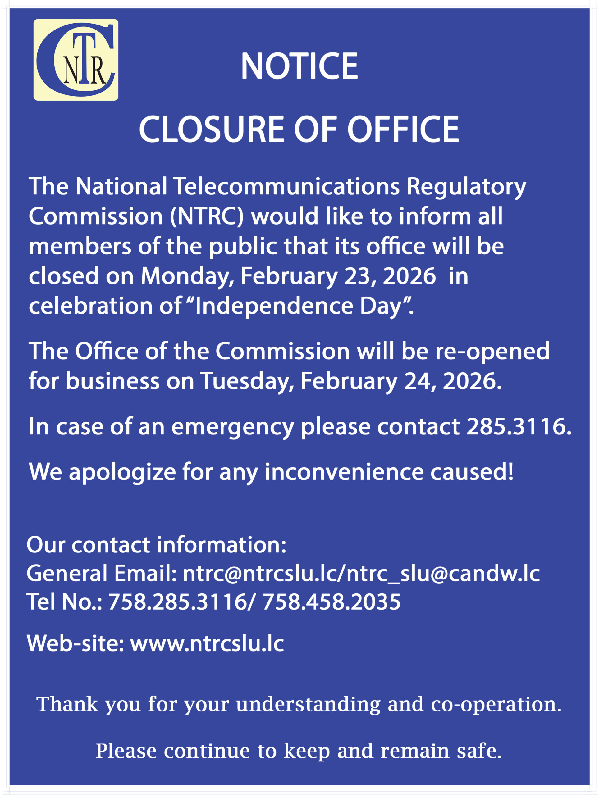 47th Independence Closure